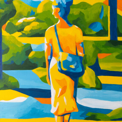 Woman in a Park