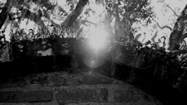 Sunset at the Cemetery