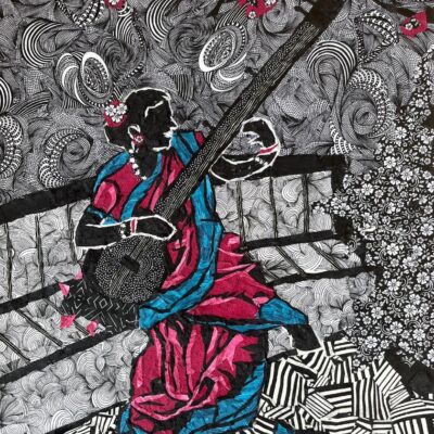 Woman with Sitar
