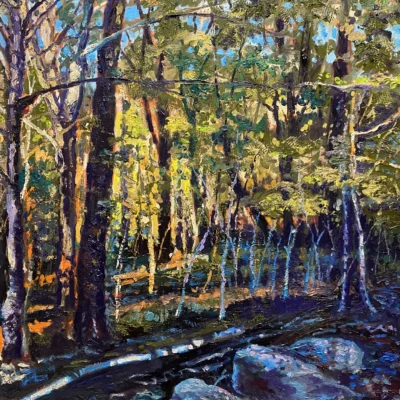 Sunrise on Echo Lake Trail