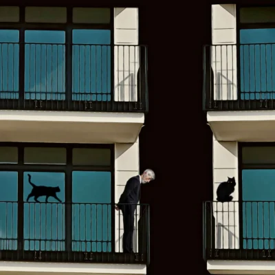 The Old Man and his Cats