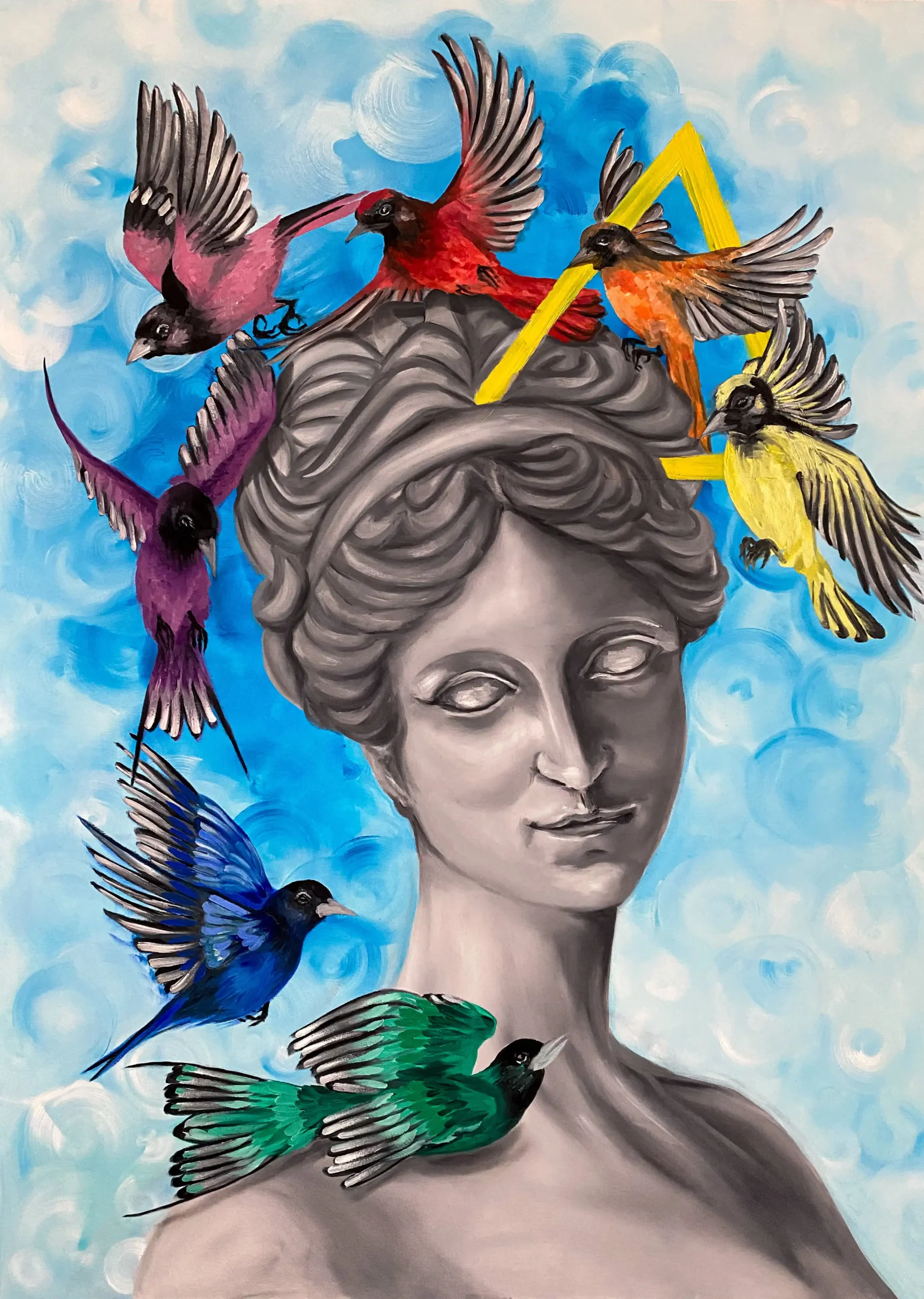 "Minerva" artwork by Maria Mazuchova | Oil | TERAVARNA