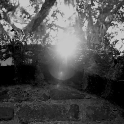 Sunset at the Cemetery