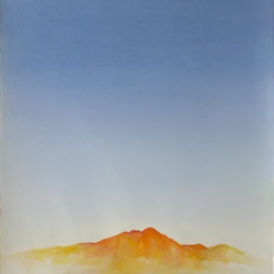 Hood Mountain Dusted in Orange