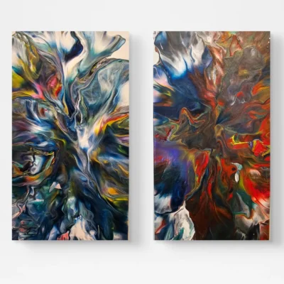Dialogue of Depths Diptych