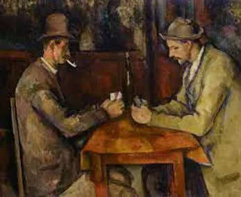 The Card Players - Painted by Paul Cézanne