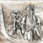 Woman and her Dog