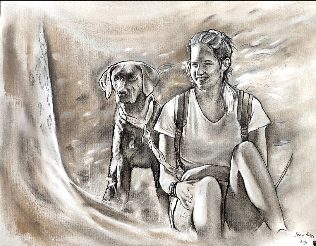 Woman and her Dog
