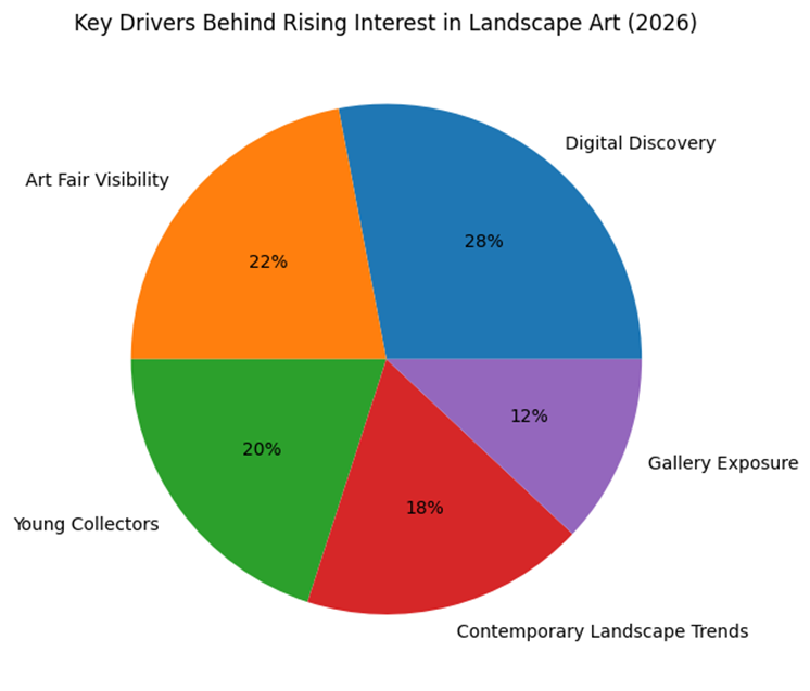 how the contemporary landscape art market looks like