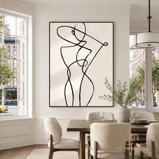 minimalist art for home office