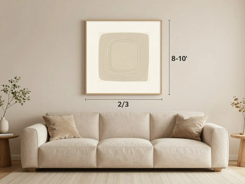 how to choose art for living room
