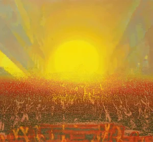 Solar Flare No.27 Two suns