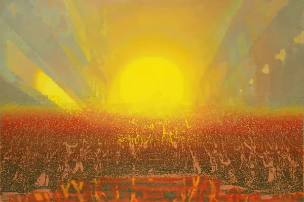 Solar Flare No.27 Two suns